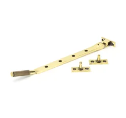 From The Anvil (10"") Aged Brass Brompton Casement Window Stay | 46174
