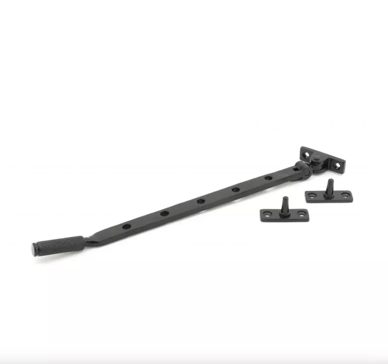 From The Anvil (12"") Black Brompton Casement Window Stay | 46184 3 From The Anvil (12"") Black Brompton Casement Window Stay | 46184