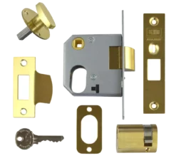 64mm Brass UNION 2332 Oval Nightlatch Case | 4304