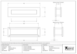 From The Anvil 315mm Polished Brass Traditional Letterbox | 46549 -Ironmongery Experts Shop screenshot 2022 05 18 at 15.47.26.png.mst
