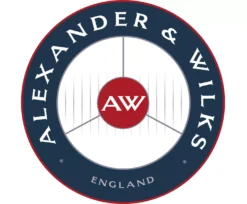 A&W Polished Nickel Keswick Rim Lock With Keys | AW100PN