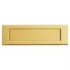 278x96mm Polished Brass Plain Letter Plate -Ironmongery Experts Shop thumbnail 969.jpg.mst