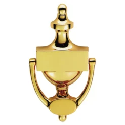 196mm Polished Brass Urn Door Knocker