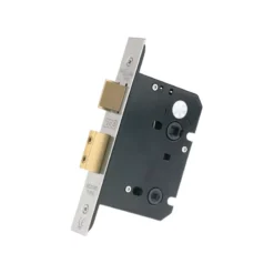 76mm PVD Brass UK Mortice Bathroom Lock | ZUKB76PVD