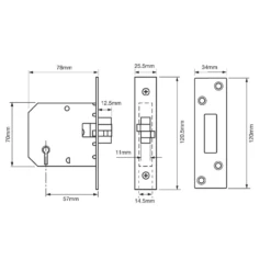 Union 2401 Satin Chrome 5 Lever Security Mortice Deadlock For Sliding Doors 5 Union 2401 Satin Chrome 5 Lever Security Mortice Deadlock For Sliding Doors -Ironmongery Experts Shop xlarge 2502