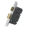 64mm PVD Brass UK Mortice Bathroom Lock | ZUKB64PVD