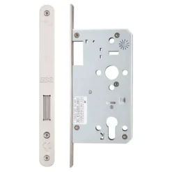 Satin Stainless Steel DIN Standard 60mm Backset Euro Deadlock Case | ZDL0060SS