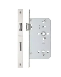 Satin Stainless Steel DIN Standard 60mm Backset Lift To Lock | ZDL7260LL