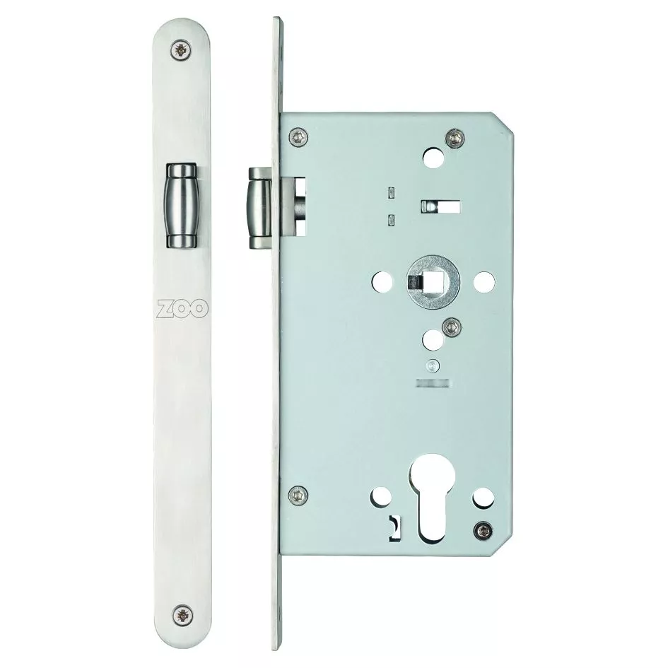 Satin Stainless Steel DIN Standard 60mm Roller Latch | ZRD0060LSS 4 Satin Stainless Steel DIN Standard 60mm Roller Latch | ZRD0060LSS - Image 2