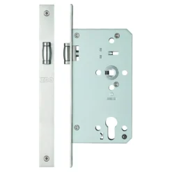 Satin Stainless Steel DIN Standard 60mm Roller Latch | ZRD0060LSS