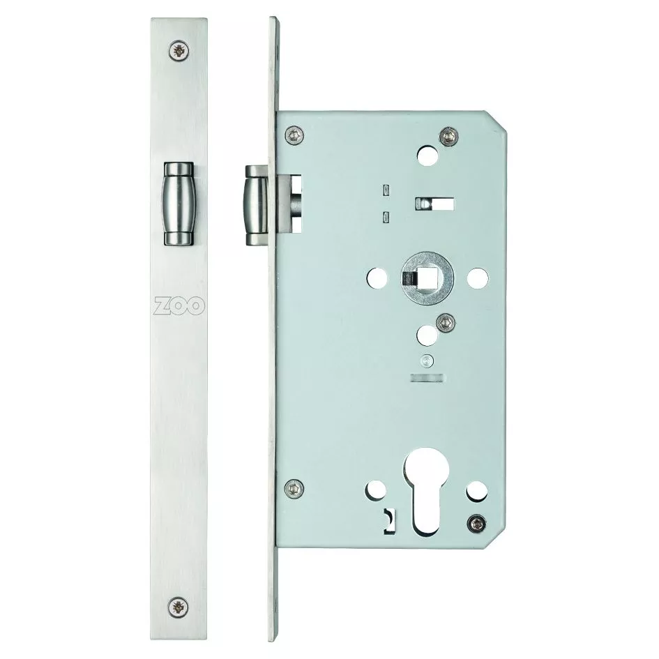 Satin Stainless Steel DIN Standard 60mm Roller Latch | ZRD0060LSS 3 Satin Stainless Steel DIN Standard 60mm Roller Latch | ZRD0060LSS
