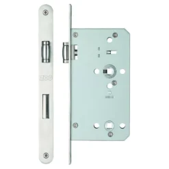 Satin Stainless Steel DIN Standard 60mm Roller Bathroom Lock | ZRD7860SS -Ironmongery Experts Shop zrd7860rss.jpg.mst