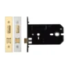 127mm Florentine Bronze Horizontal Bathroom Lock ZUKHB127FB